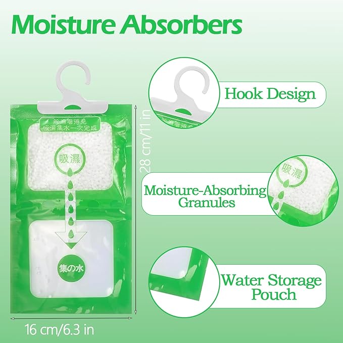 Dehumidifier Bags 12 Pack，Moisture Absorbers - Image 6