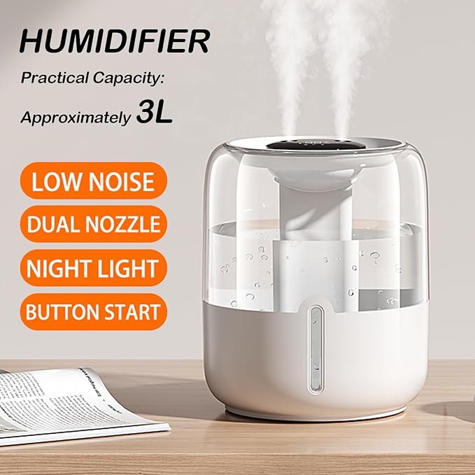 Humidifiers for Bedroom-Cold Mist Humidifier - Image 2