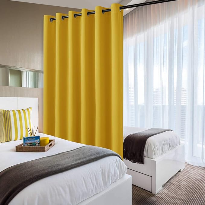 DWCN Total Privacy Room Divider Blackout Curtain - Image 2