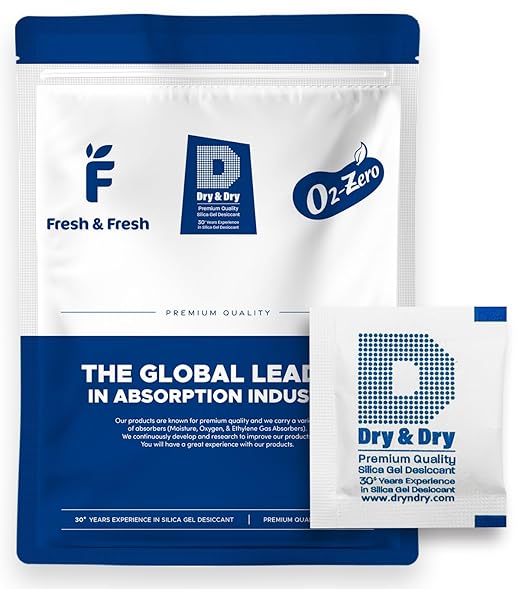 Dry & Dry 3 Gram Silica Gel Packets Silica Gel Desiccants, Silica Gel Packs by DryDry