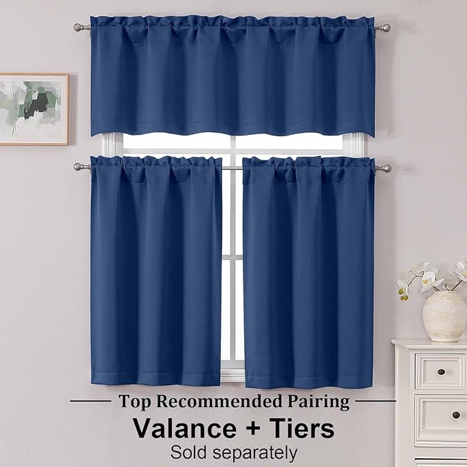Chyhomenyc Short Blackout Curtains 24 Inch Length - Image 2