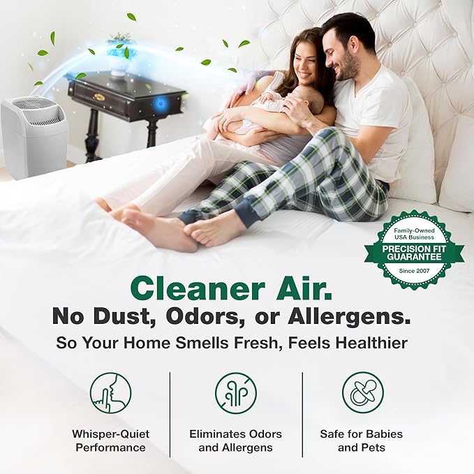 2 Replacement Humidifier Paper Wick Filters Compatible - Image 2