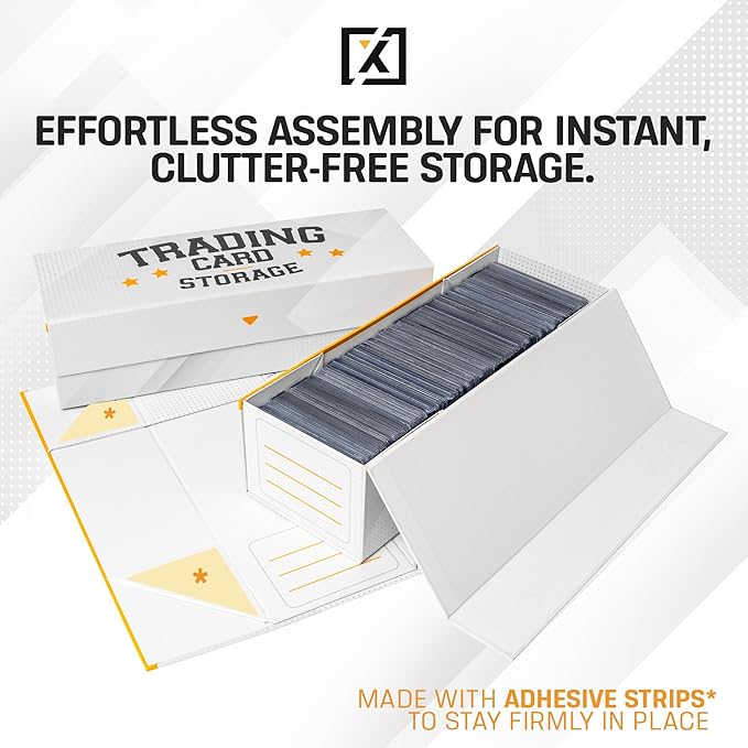 Easy Fold Trading Card Storage Box Magnetic Lid | Toploader Storage Box Fits - Image 2