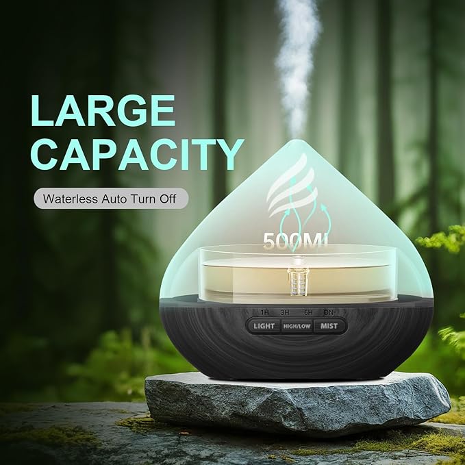 Essential Oil Scent Diffuser: 500ML Aroma Diffuser - Image 2