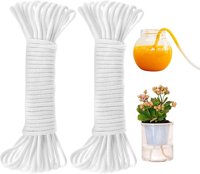 ORIMERC 60 feet 1/6 inch Self Watering Wick Cord by OrimercGarden