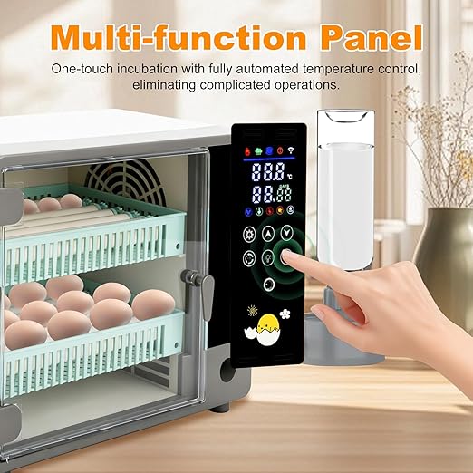24 Egg Incubator, Automatic Egg Turner Hatching Machine - Image 6
