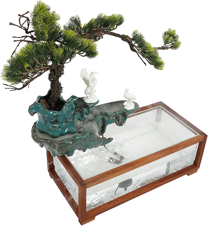 Tabletop Water Fountains Decoration, Indoor Water Fountain, Chinese Zen Style - Image 8