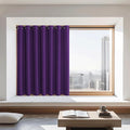NICETOWN Royal Purple Blackout Curtains 72 inches Long, Grommet Privacy Window by NICETOWN