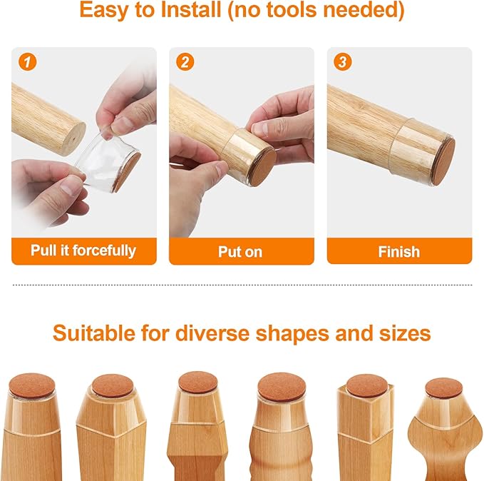 36Pcs Silicone Chair Leg Floor Protectors, Floor Protectors - Image 6
