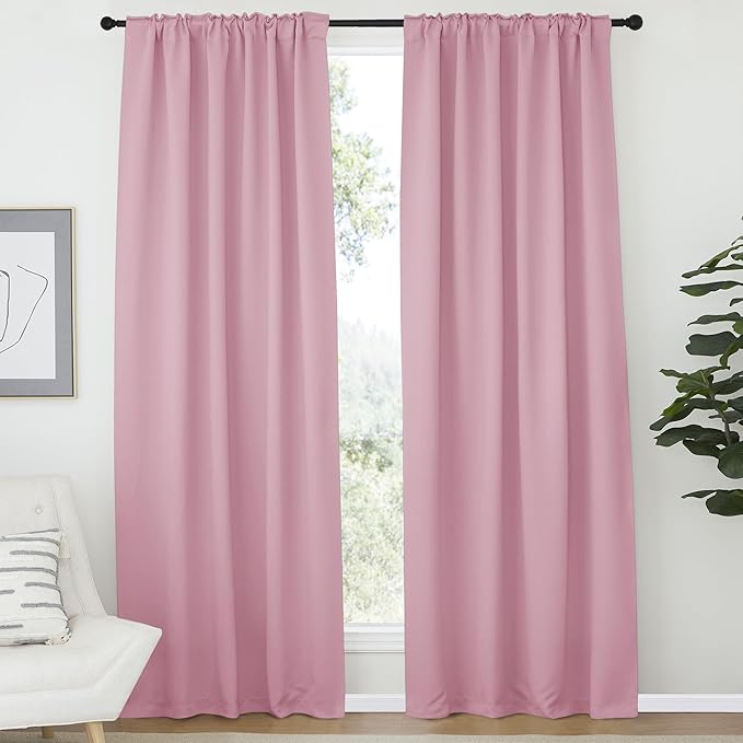 NICETOWN Light Reducing Curtain Panels Window Draperies - Image 2