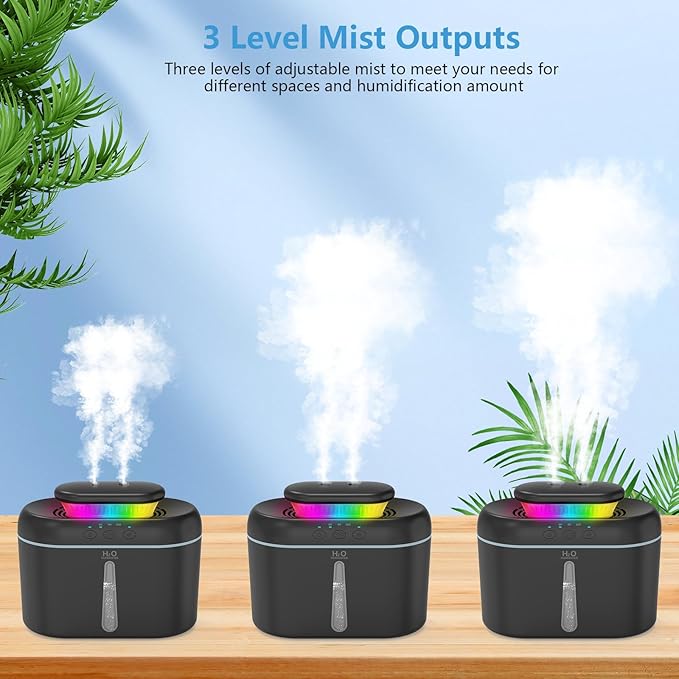 SZO Humidifiers for Bedroom, 2.5L Capacity, Auto Shut-Off, 16 dB Quiet - Image 6