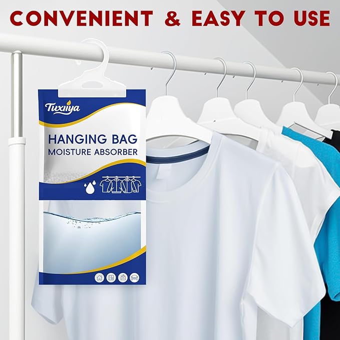 Moisture Absorbers 30 Pack, Hanging Closet Dehumidifier Bags, Moisture - Image 6