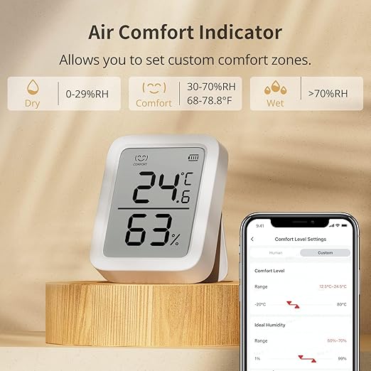 SwitchBot Thermometer Hygrometer, Temperature Sensor - Image 5