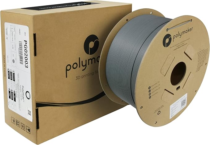 Polymaker PA6-GF Nylon Filament 1.75mm 2kg Grey Glass Fiber Nylon 3D Printing - Image 7
