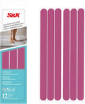 S&X Non-Slip Bathtub Shower Stickers 12-Pack Anti-Skid Strips, Waterproof by SXProducts