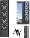 Vertical Window Exhaust Fan for Sliding Windows-Easy Tool-Free Installation by Unknown