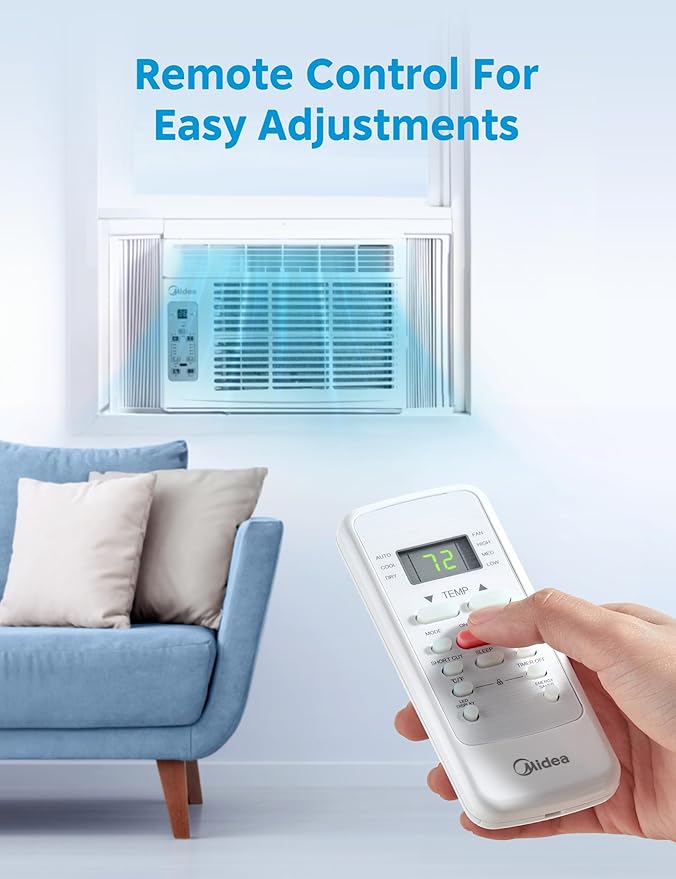 Midea 6, 000 BTU Window Air Conditioner, 3-in-1 Cool/Fan/Dehumidifier Window AC - Image 5
