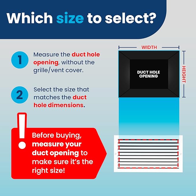 28x10 Inch Air Return Vent Cover Decorative – Premium Aluminum AC Vent Cover - Image 3
