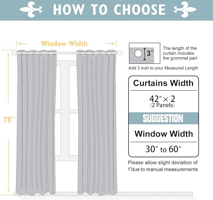 ChrisDowa Brownout Curtains 78 inches Long - Image 5