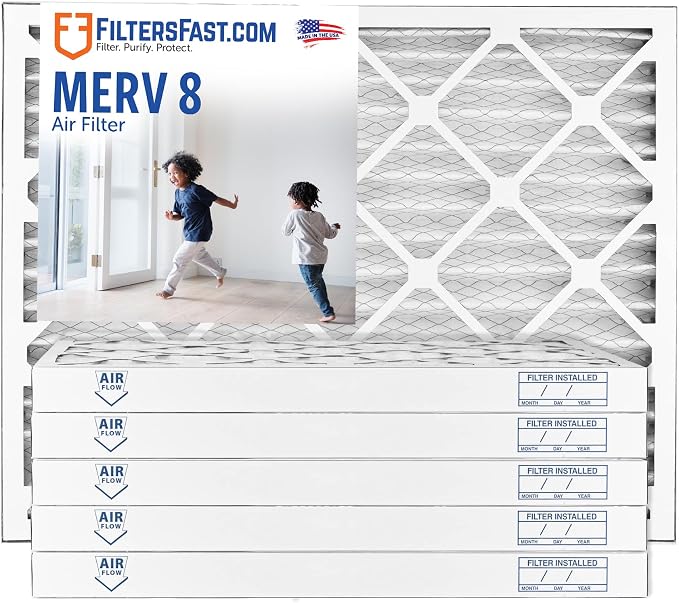 Filters Fast 30x32x2 Pleated Air Filter Merv 8, 2” AC Furnace Air Filters by FiltersFast