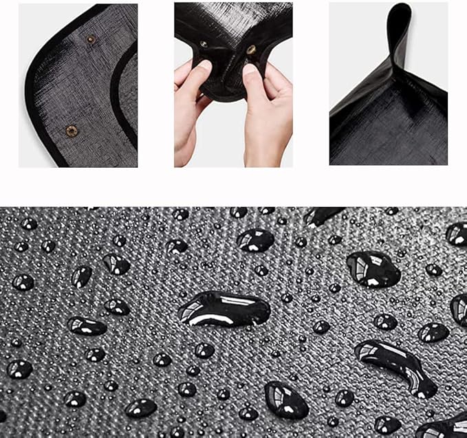 BIUWING 2PCS 39.4" x 39.4" Large Plant Repotting Mat Waterproof Transplanting - Image 2