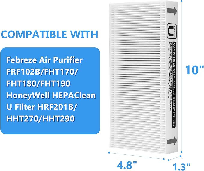 8-Pack FRF102B Replacement Filter Compatible - Image 2