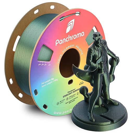 Polymaker Panchroma Green Color Changing PLA, Glitter Starlight Aurora 3D by Polymaker