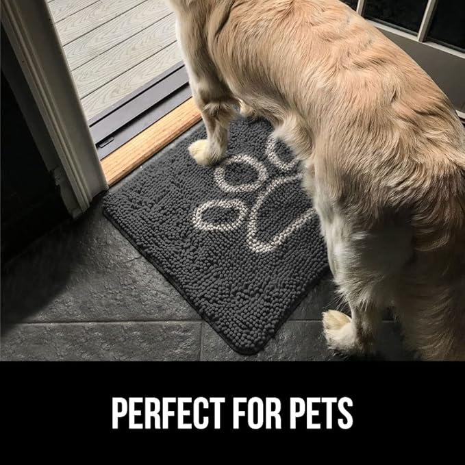 GORILLA GRIP SOAKSTOPPER Dog Door Mat, 48x30 Machine Washable Rug Absorbent - Image 6