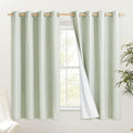 NICETOWN Sage Green 100% Blackout Short Curtains 68 inches Lenghth Burg by NICETOWN
