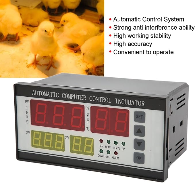 Egg Incubator Temperature Controller Thermostat, 110V Automatic Control System - Image 6