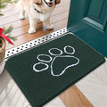 OLANLY Dog Door Mat for Muddy Paws 24x16, Paw Print Design, Absorbs Moisture by OLANLY