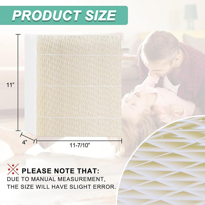 1043 Super Humidifier Wick Filter Replacement Compatible - Image 2