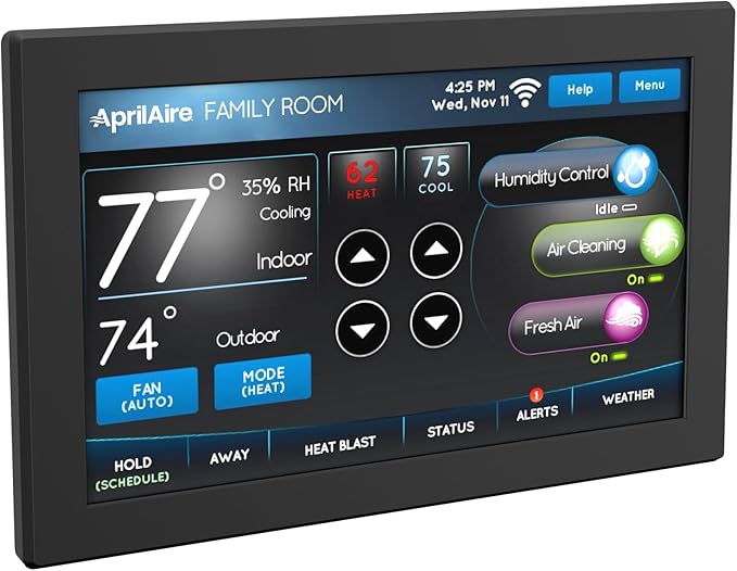 AprilAire 8920W Wi-Fi Programmable Color Touchscreen Thermostat by AprilAire