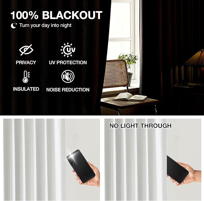 Kayne Studio White Pinch Pleated Blackout Curtains - Image 4