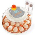 18 Egg Incubator, 2 Egg Trays, Automatic Egg Turning by APDOE