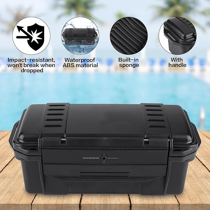 Gonetre Waterproof Shockproof Storage Case, Outdoor Sealed Box - Image 3