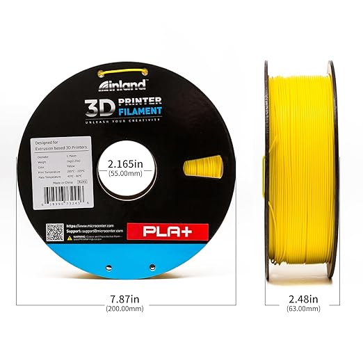 INLAND Micro Center PLA+ 3D Printing Filament 1.75mm - Image 4