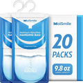 Moisture Absorbers 20 Pack Fragrance Free, Hanging Closet Dehumidifier Bags by MoistureAbsorbers
