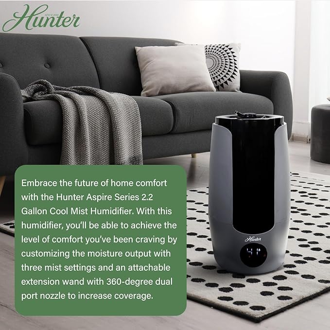 HHU400 Hunter Aspire Series Ultrasonic Humidifier - Image 9