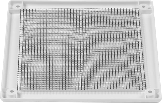 10-Pack 6" x 6" Square Air Vent Cover – White Plastic Vent Deflector - Image 9