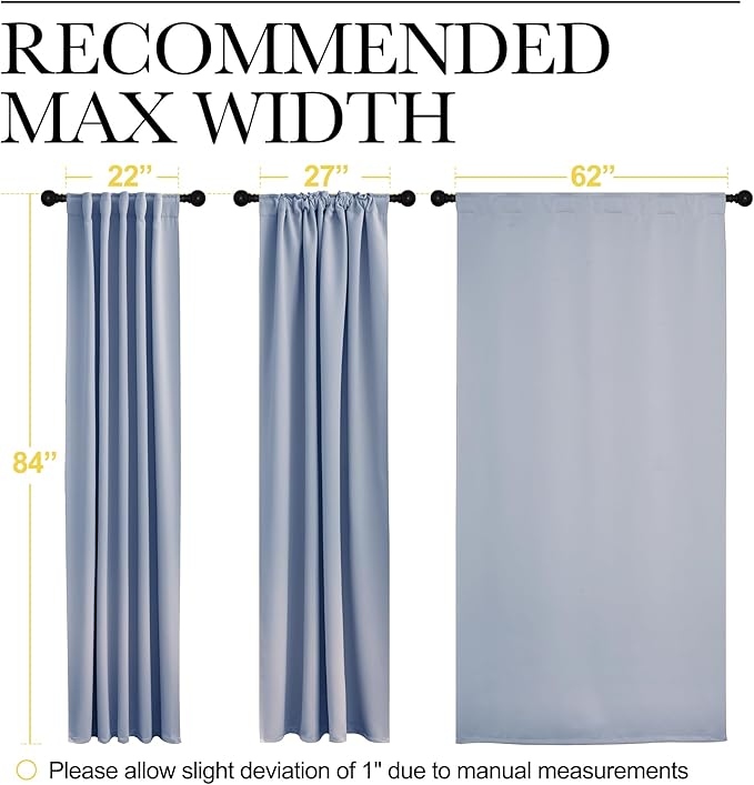 NICETOWN Blackout Curtain Panel - Image 7