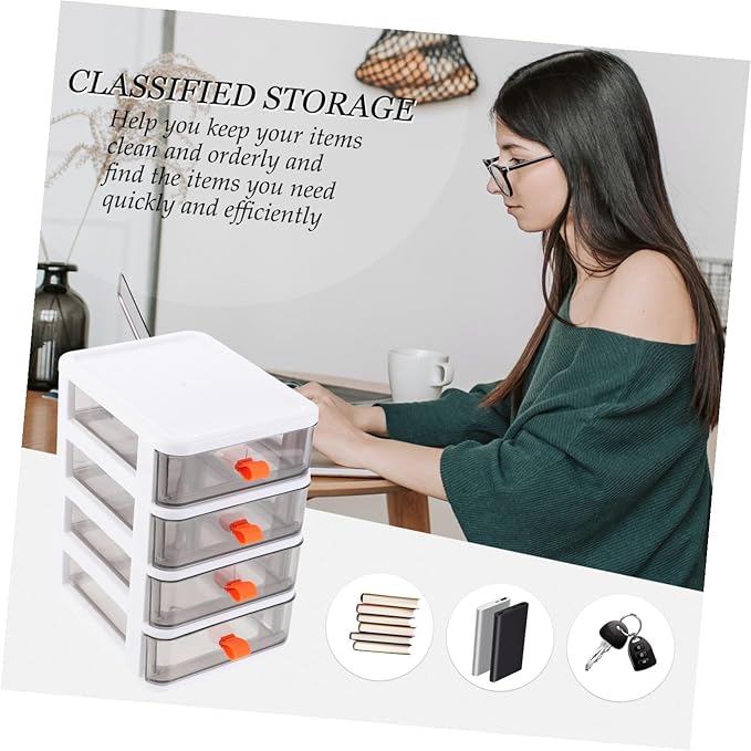 1pc Desk Storage Box Storage Boxes Document - Image 6