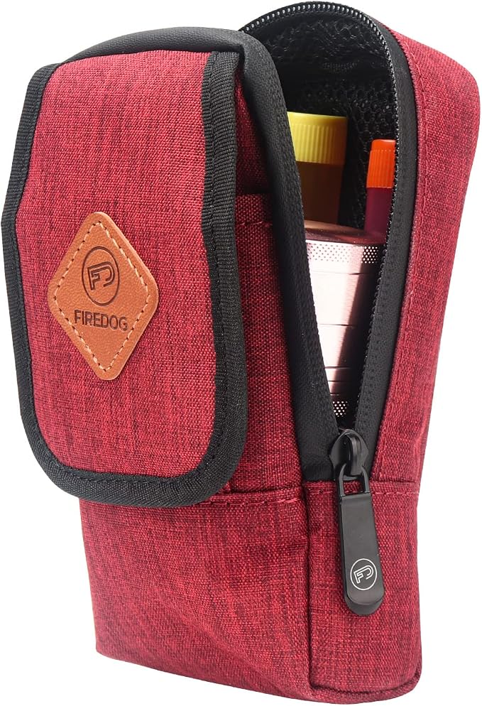 FIREDOG Smell Proof Bag, Odor Proof Pouch Mini Crossbody Bags - Image 4