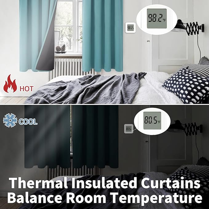 BGment Blackout Curtains 84 Inch Length 2 Panels Set - Image 4