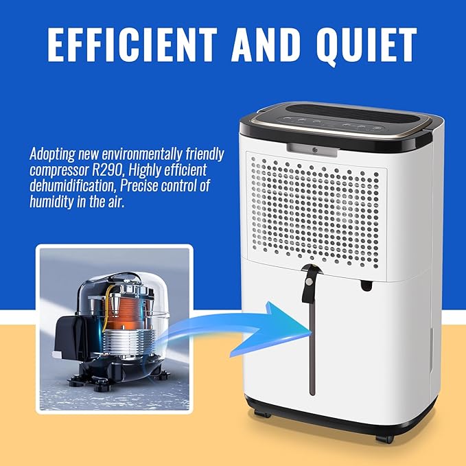 WANAI 30 Pints Dehumidifier for Basements - Image 9
