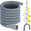 16.4ft Washing Machine Drain Hose, Universal Drain Hose Extension Kit by Elyfree-Qualityisourlife