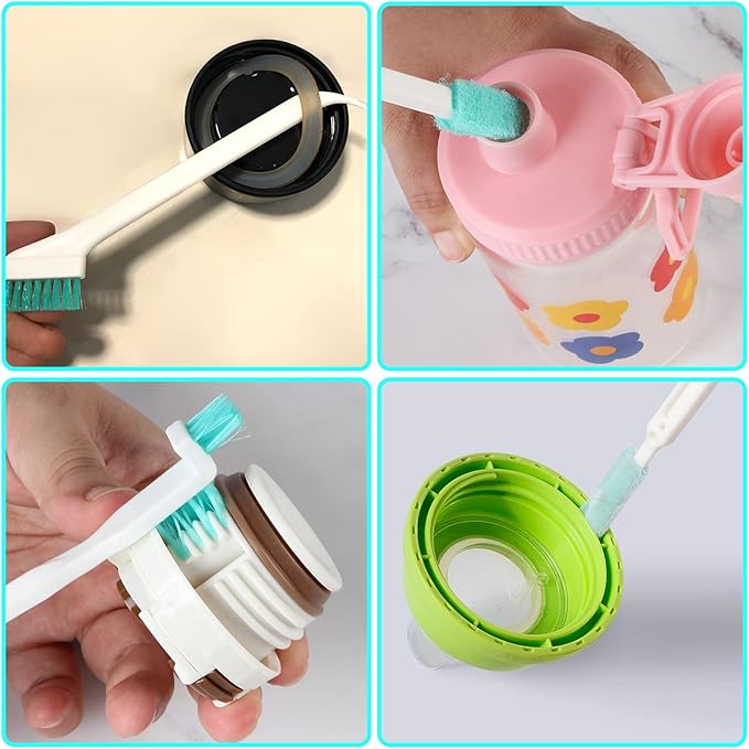 Small Household Cleaning Brushes by ELEMGULY, Micro Crevice Scrub Cleaner Tool - Image 4