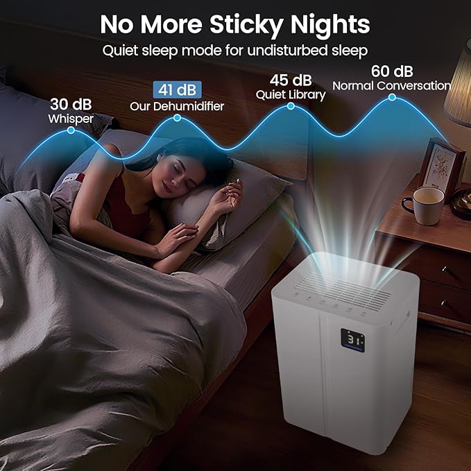 ARLIME 4500 Sq.Ft Dehumidifier for Basement, 54 Pints Dehumidifier - Image 8