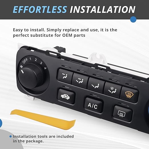 Heater A/C Control Switch, Front Climate Control Module Compatible - Image 6