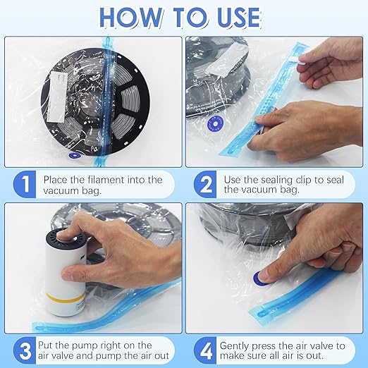 50PCS Filament Storage Bags Kit - Image 3